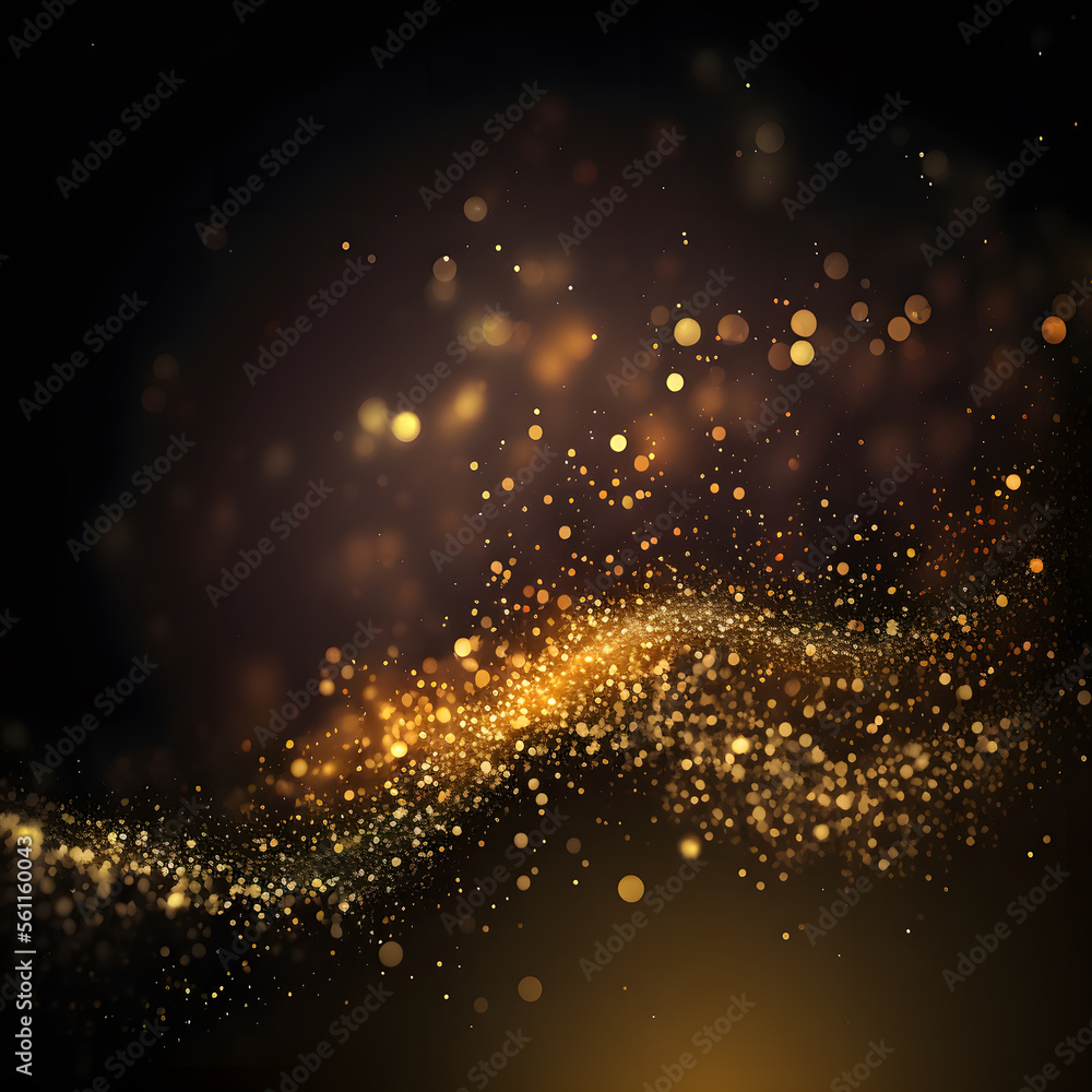 A Shiny Flow of Glitter Particles, generative ai A Shiny Flow of Glitter Particles, generative ai
