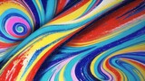 abstract color waves in generated AI