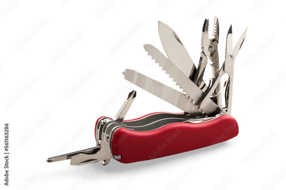 Multifunction swiss knife with saw and scissors Multifunction swiss knife with saw and scissors