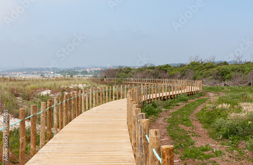 Barrinha de Esmoriz boardwalk  Portugal 