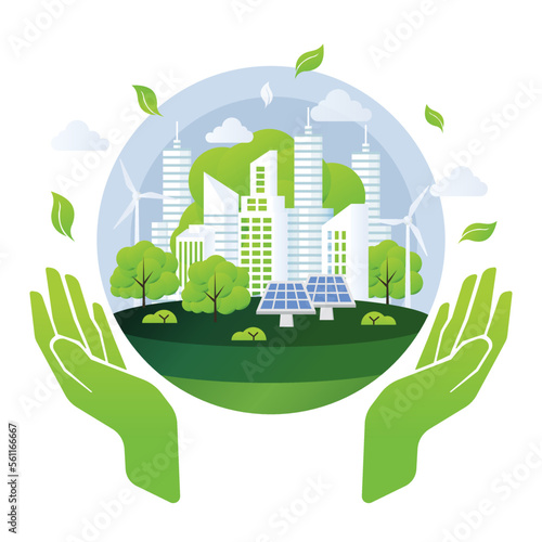 ESG Sustainability Concept Illustration