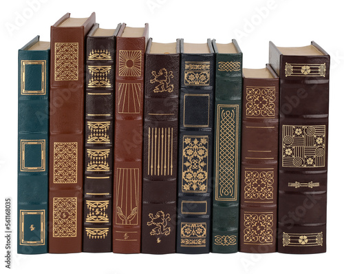 Books with clipping path