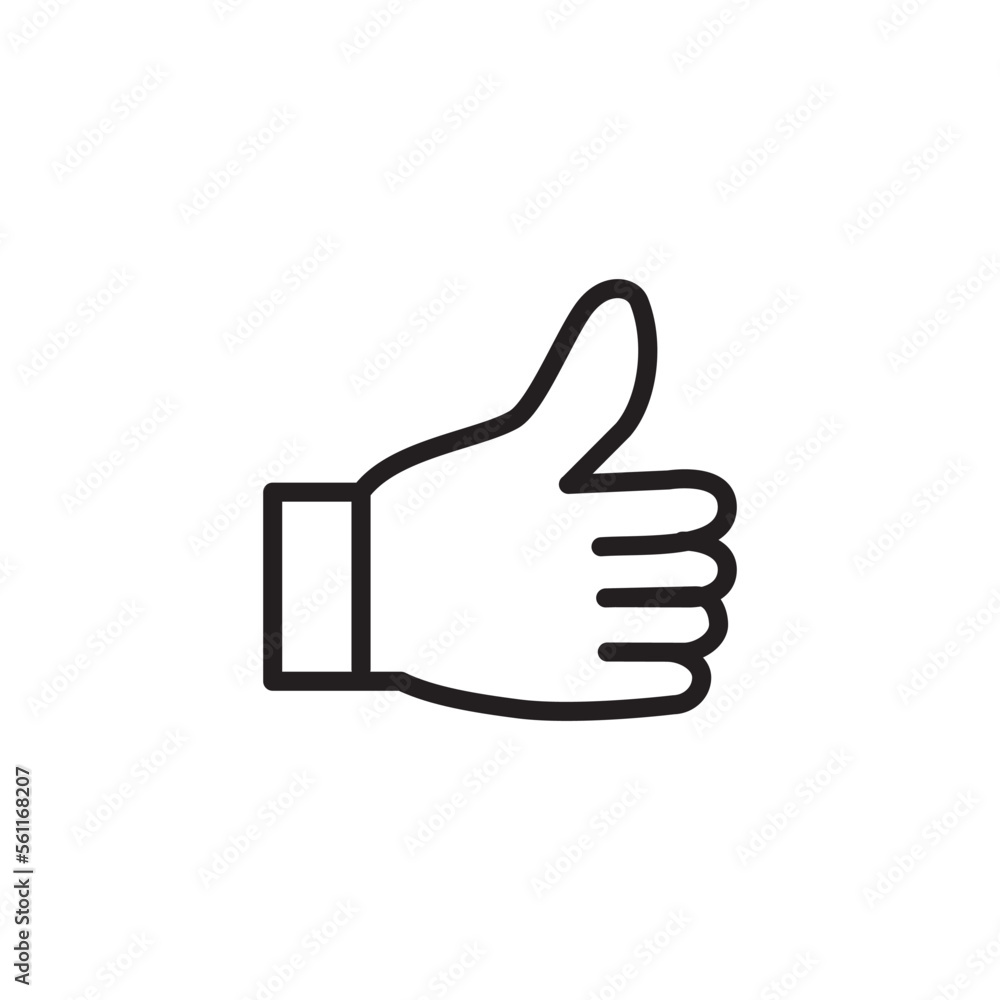 Like and Unlike icon vector logo design template Like and Unlike icon vector logo design template