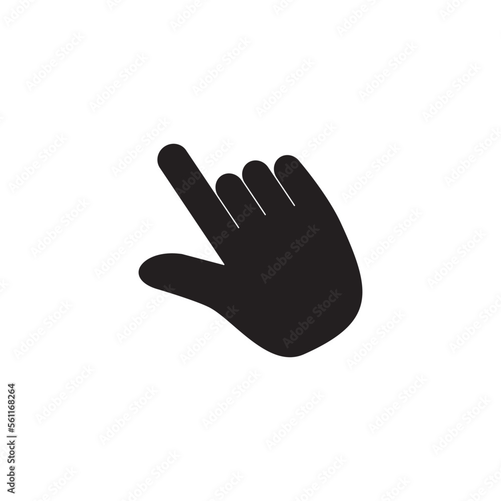 Touchscreen icon vector logo design template Touchscreen icon vector logo design template
