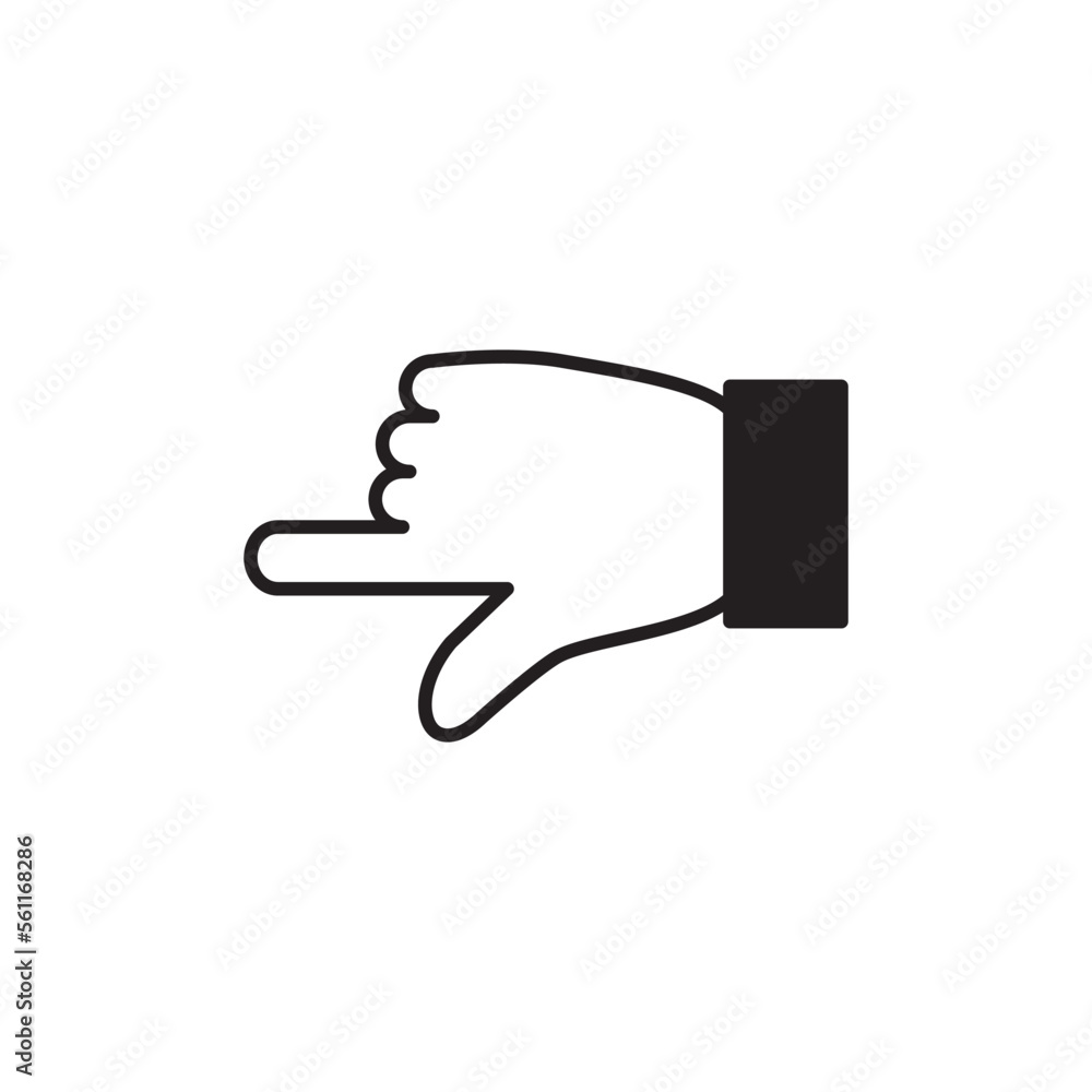 Like and Unlike icon vector logo design template Like and Unlike icon vector logo design template