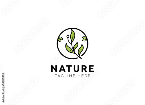 Abstract nature logo icon vector design. Healthy eco food, ecology, spa, business, diet , yoga, Environment day vector logo. Editable Design. Fitness, sport web icon.
