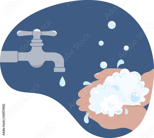 Washing Hands Can Save Lives illustration design graphic