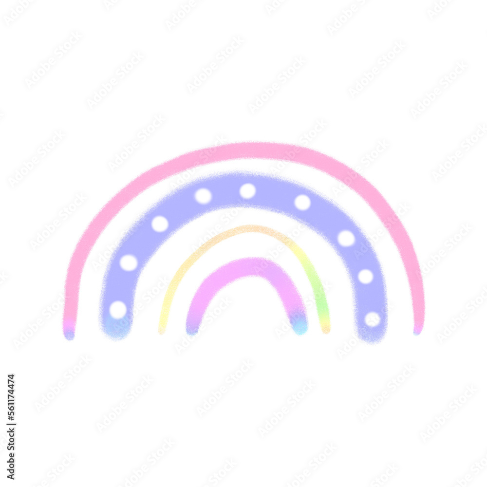Rainbow line Rainbow, signs and symbols, Hand drawn in doodle style. Rainbow line Rainbow, signs and symbols, Hand drawn in doodle style.