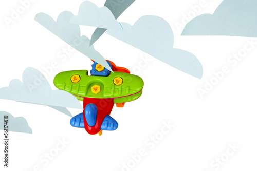 Handmade cute small toy airplane