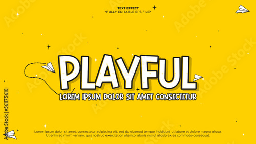 Playful 3D Text Effect