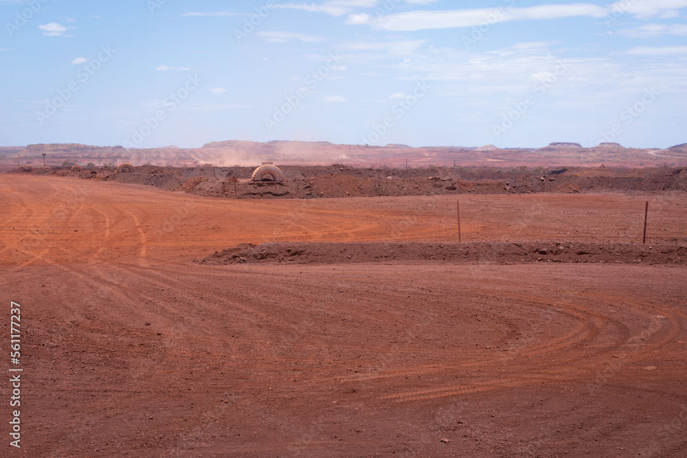 Naklejka premium Mine site