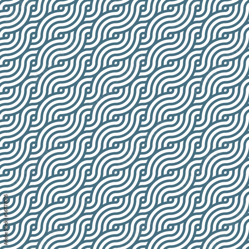 dark blue infinity overlaps the background ripple pattern
