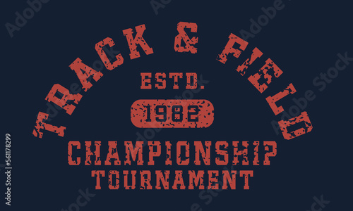 Track field College Championship college league Artwork for your tee shirt