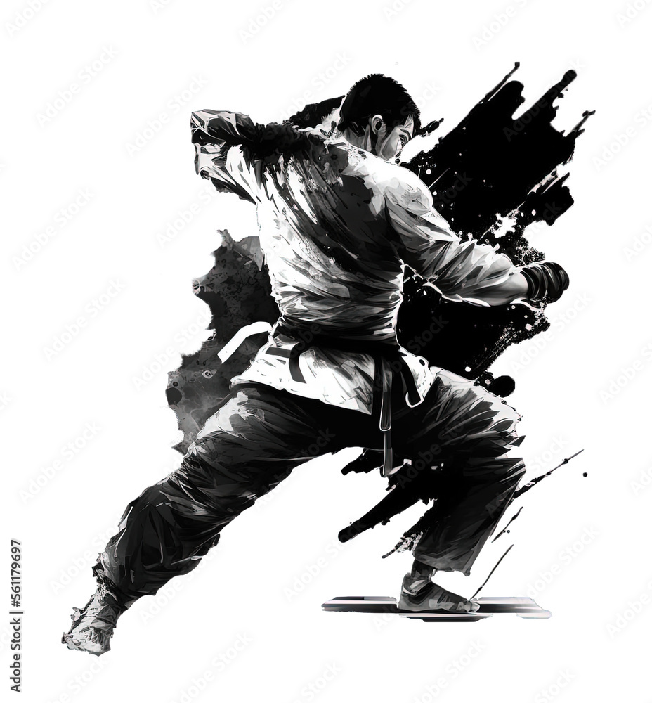 taekwondo art vector