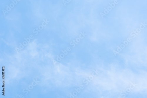 Natural background of beautiful fading blue sky.