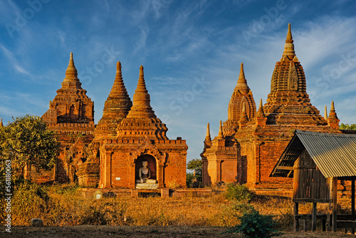 beautyful  ancient pagoda in Bagan  Myanmar