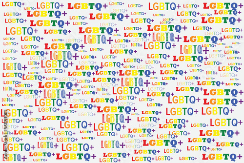 LGBTQ Typography Background, lgbtq rainbow typography background 