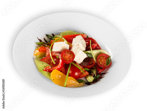 Fresh spring tomato salad