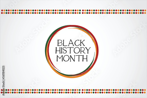 black history month poster design, Black history month vector illustration design.