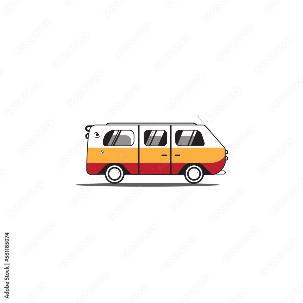 bus car illustration bus icon bus car logo