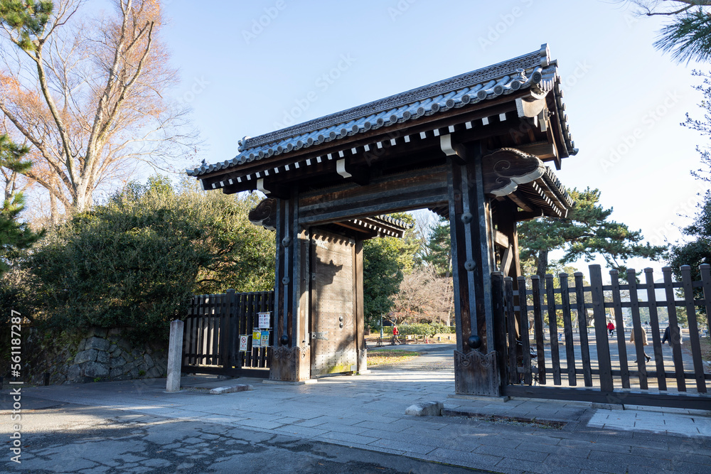 京都御苑の外郭九門の一つ・蛤御門 京都御苑の外郭九門の一つ・蛤御門