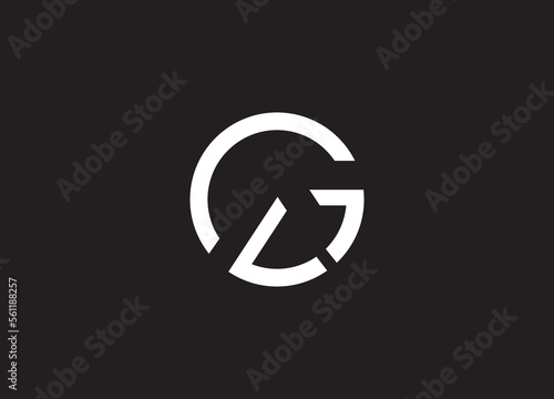 GL Alphabet letter icon logo Design