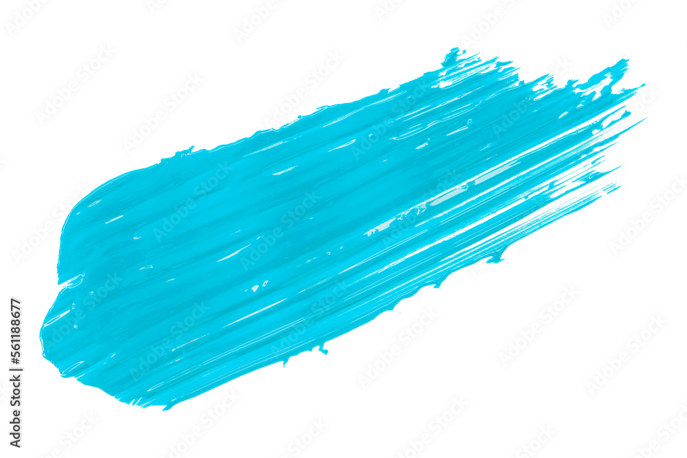 light blue shiny brush isolated on transparent background light blue watercolor png