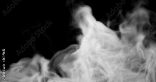 quick steam or gas smoke for video overlay