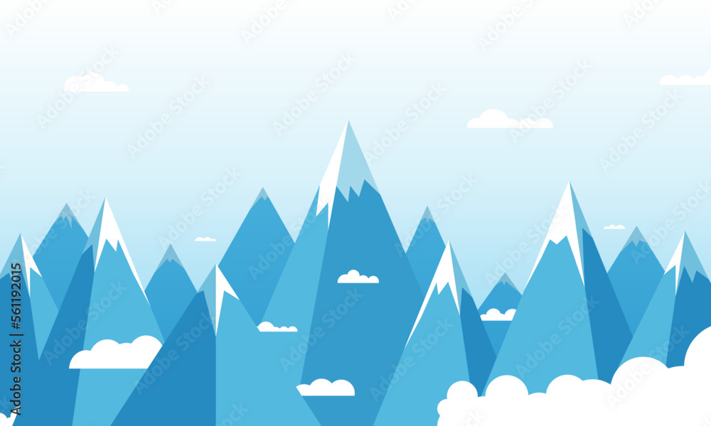Fototapeta premium landscape with mountains