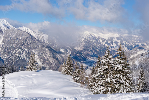 Winter mountain ski resort landscape © Vaceslav Romanov