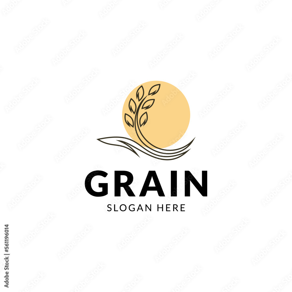Agriculture wheat vector icon design Agriculture wheat vector icon design
