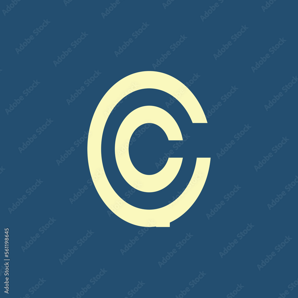 Letter C icon logo design element Letter C icon logo design element