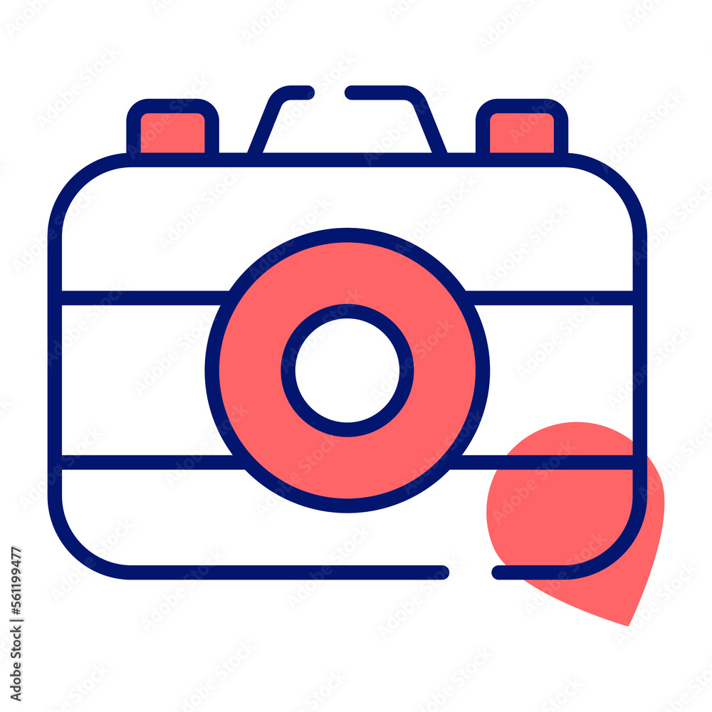 Photography equipment, electronic camera vector Photography equipment, electronic camera vector