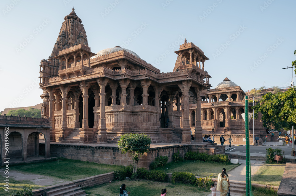 Place- Mandoor Garden, City Jodhpur, State- Rajasthan, Date 27 Feb 2022. The main temple