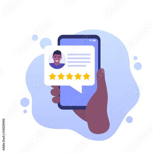 testimonials and feedback vector illustration