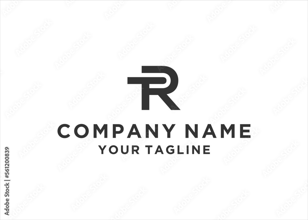 initial Letter TR Logo Design Vector initial Letter TR Logo Design Vector