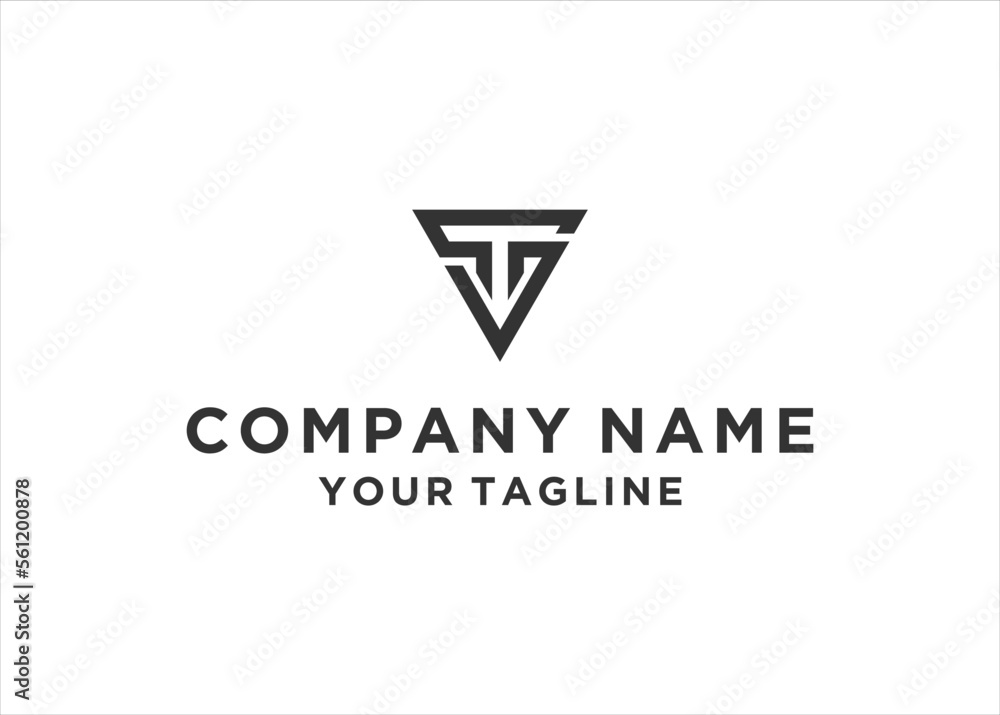 initial Letter TS Logo Design Vector initial Letter TS Logo Design Vector
