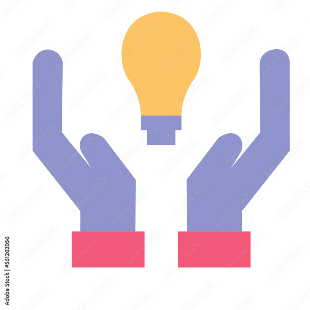 Obraz premium idea flat icon
