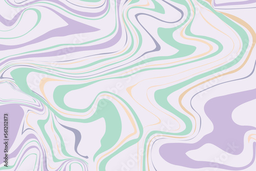 Wallpaper Mural Flat groovy psychedelic background with colorful design Torontodigital.ca