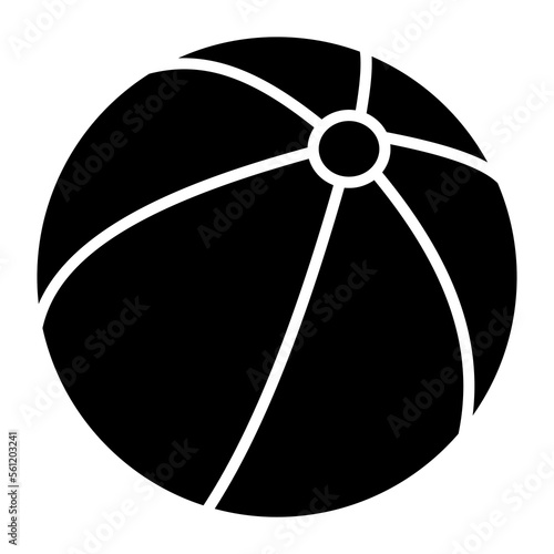 Editable vector of beach ball in modern style, easy to use