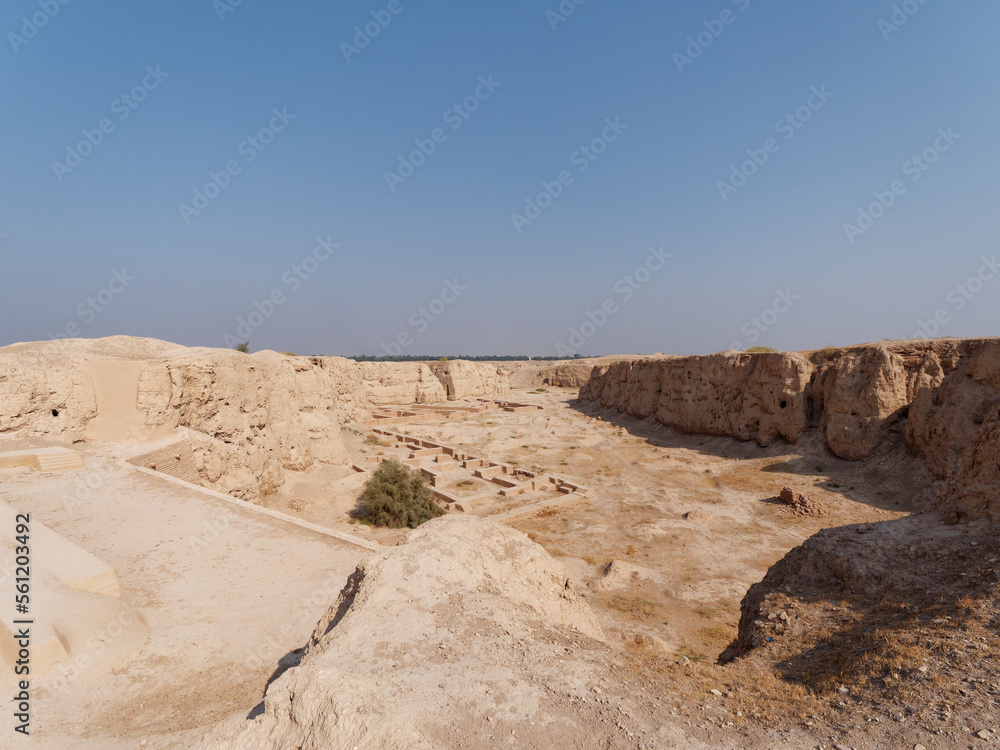 Remains of the Apadana Palace of Shush, Khuzestan province, Iran