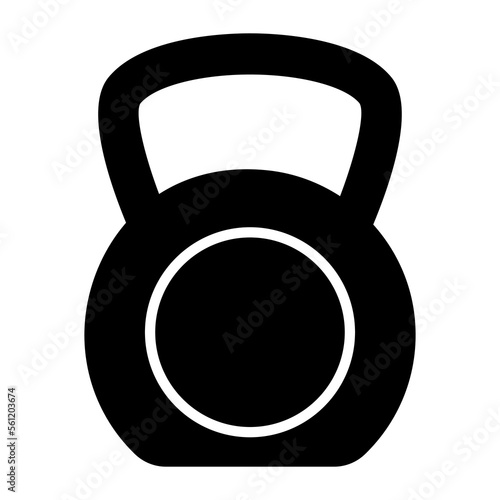Amazing icon of kettlebell for premium use, weighting girya