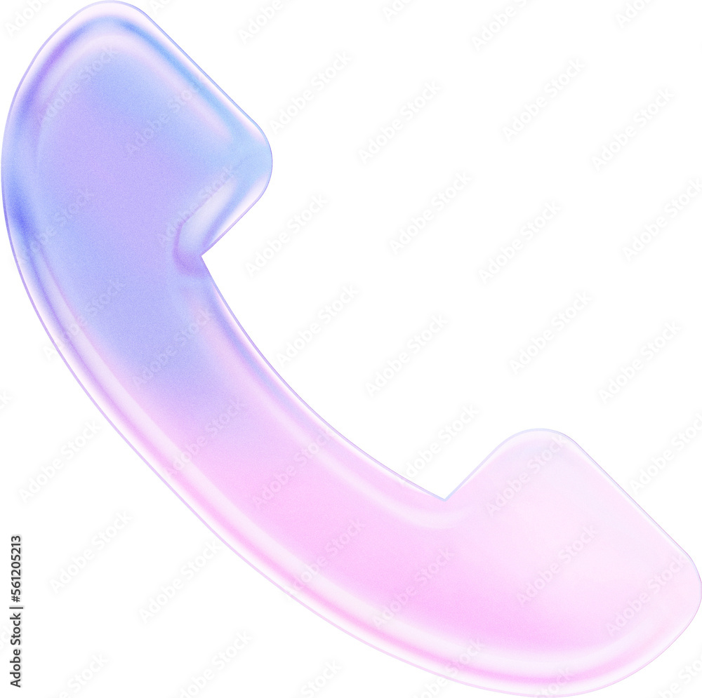 Dreamy holographic gloss antique phone call contact symbol icon Dreamy holographic gloss antique phone call contact symbol icon