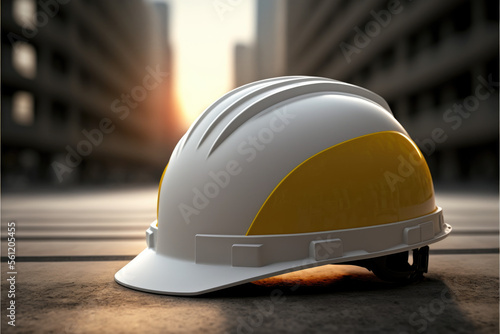 construction helmet generate by AI