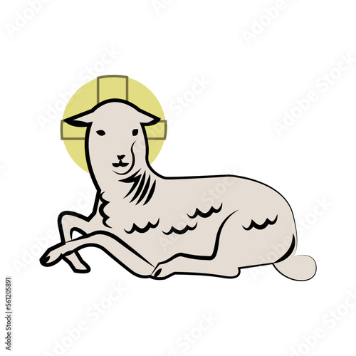 illustration of a lamb
