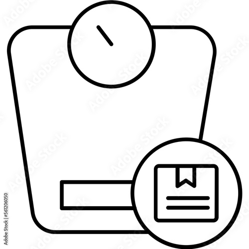  Dimensional weight Trendy Color Vector Icon which can easily modify or edit

