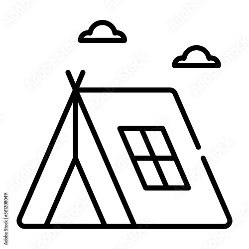 An amazing icon of camp in modern style