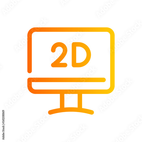 2d gradient icon