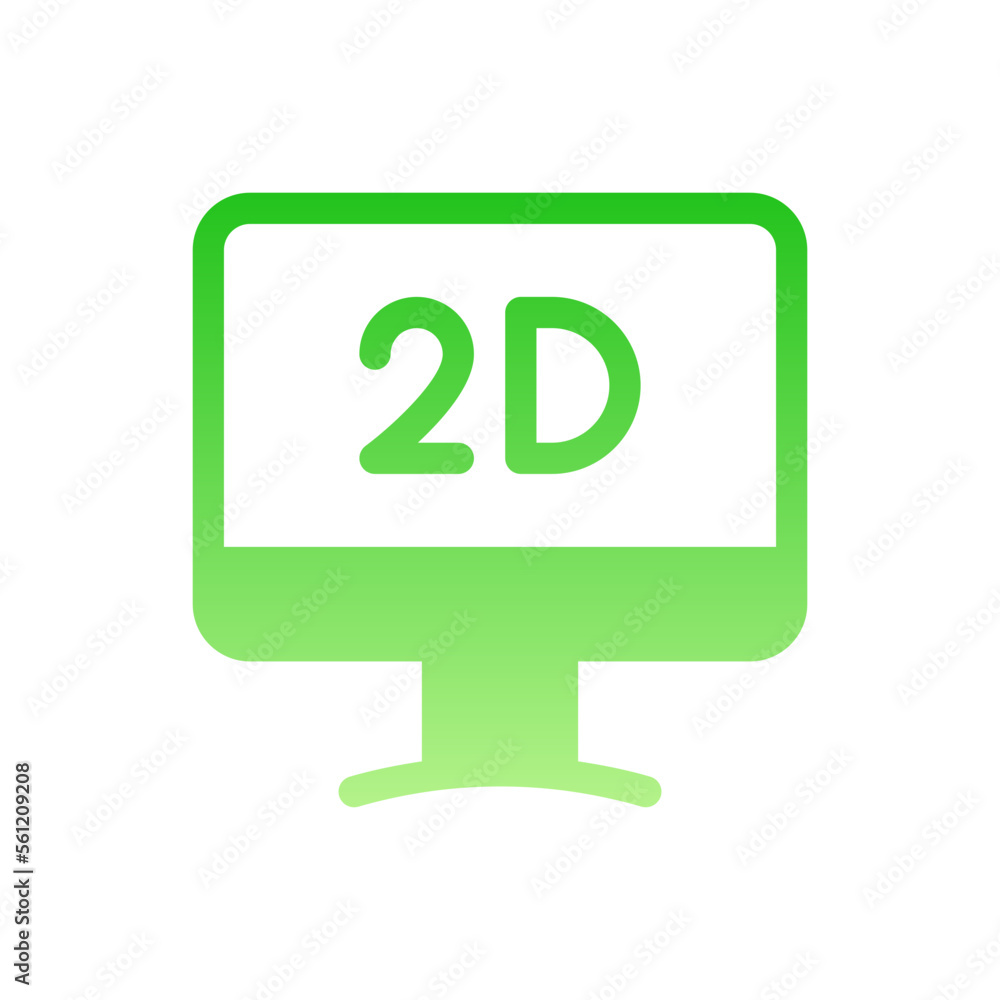 2d flat gradient icon 2d flat gradient icon