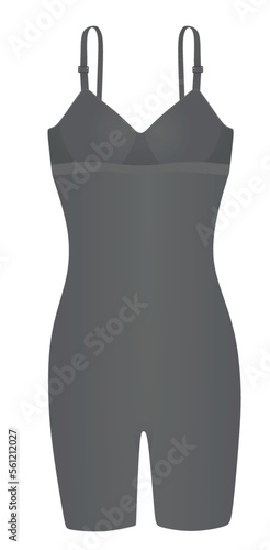 Women bodysuit butt lifter. vector